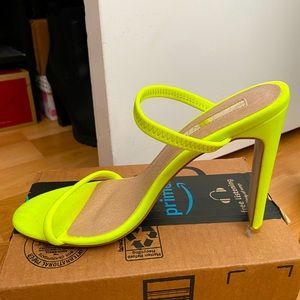 BILLINI Heels in “Neon Green”